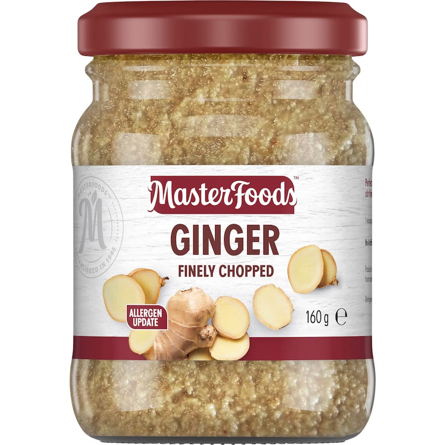 Masterfoods Ginger Freshly Chopped Jar 160g