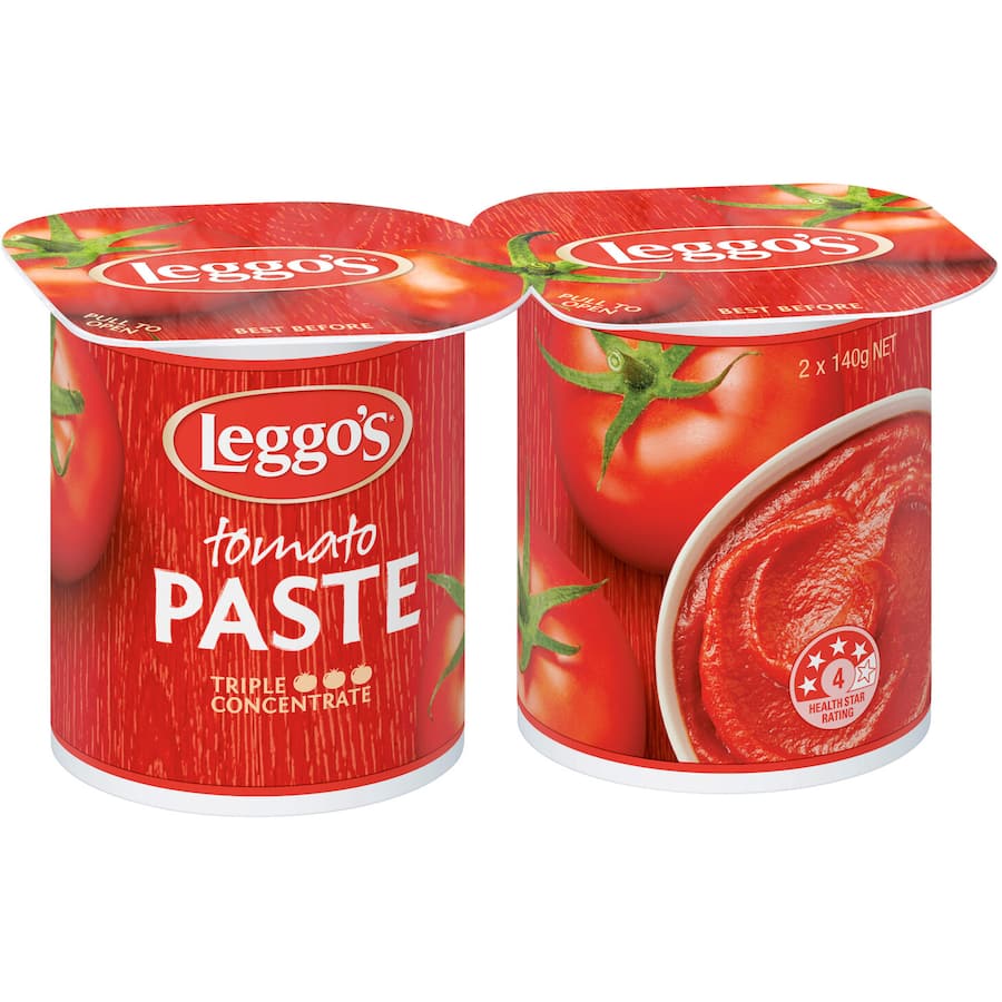 Leggo's Tomato Paste  2pk 2 x 140g