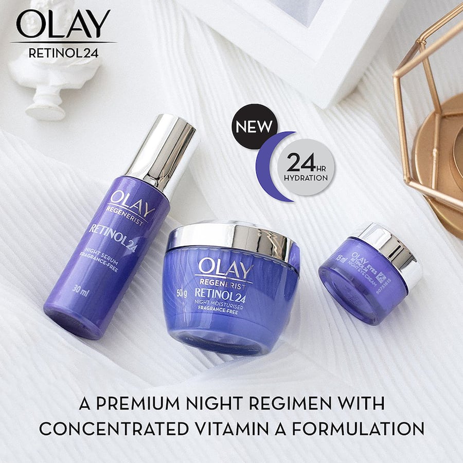 Olay Regenerist Retinol24 Night Face Serum Moisturiser  30mL
