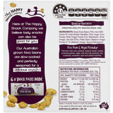 Happy Snack Fav Va Beans Bean Snacks Seasalt Balsamic Vinegar 6 x 25g pks