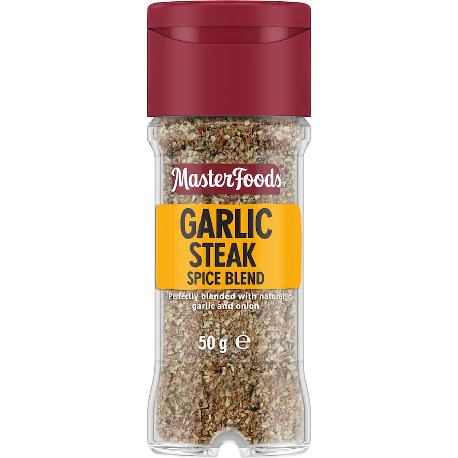 Masterfoods Garlic Steak Seasoning Spice Blend Jar 50g