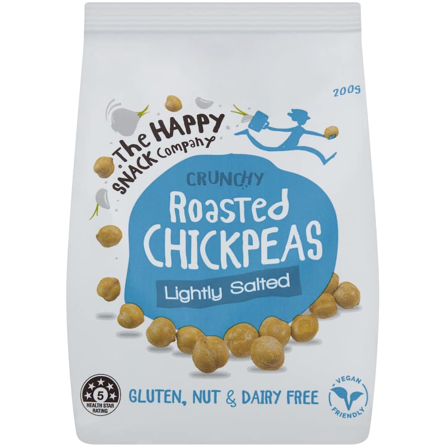 Happy Snack Bean Snacks Chic Peas Lightly Salted 200g