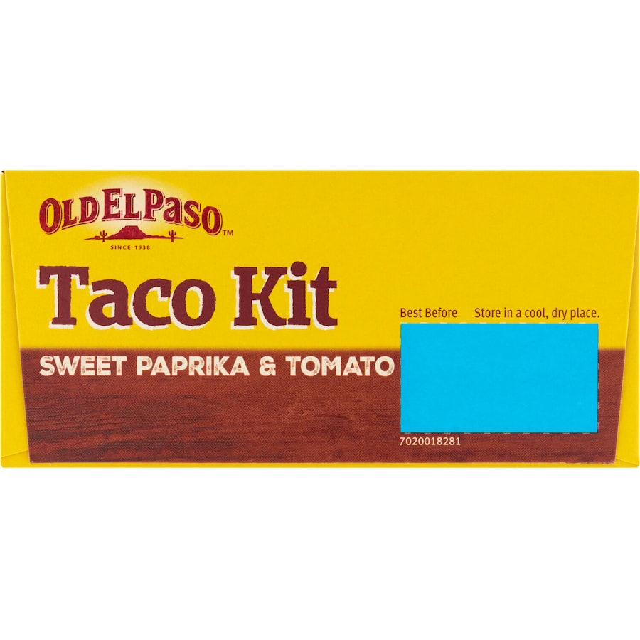 Old El Paso Taco Dinner Kit Sweet Paprika & Tomato 12 pack 290g