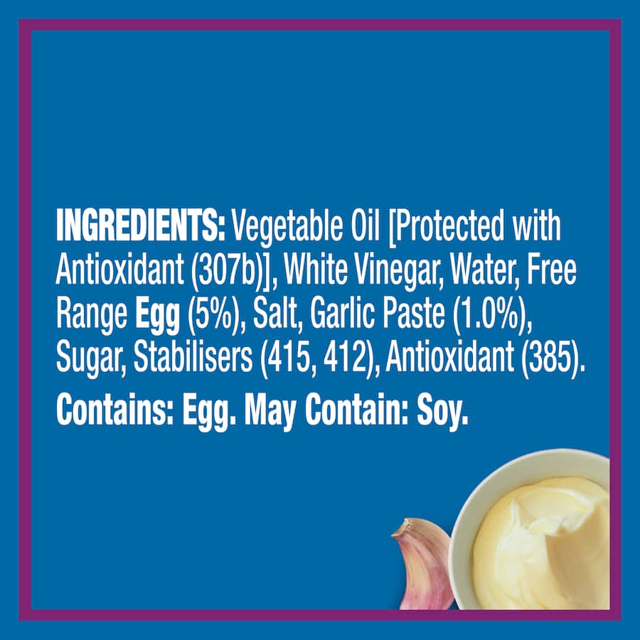 Eta Garlic Aioli Thick & Creamy Squeeze bottle 295mL