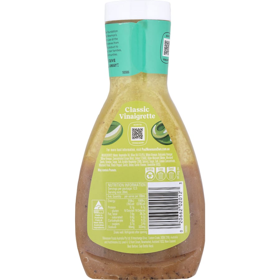 Paul Newmans Own Vinaigrette Classic 250mL