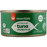 Essentials Tuna Chunks In Oil Tear tab can 185g