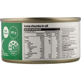 Essentials Tuna Chunks In Oil Tear tab can 185g