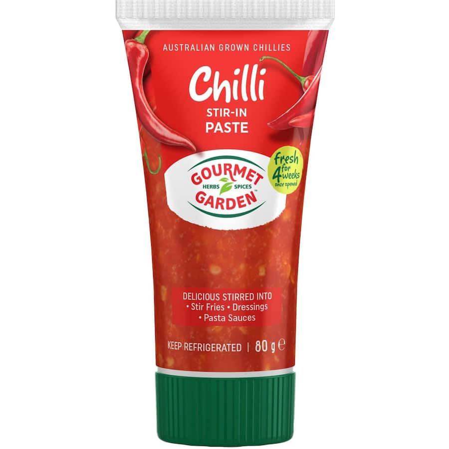 Gourmet Garden Fresh Vegetable Chilli Mild Paste Tube 80g