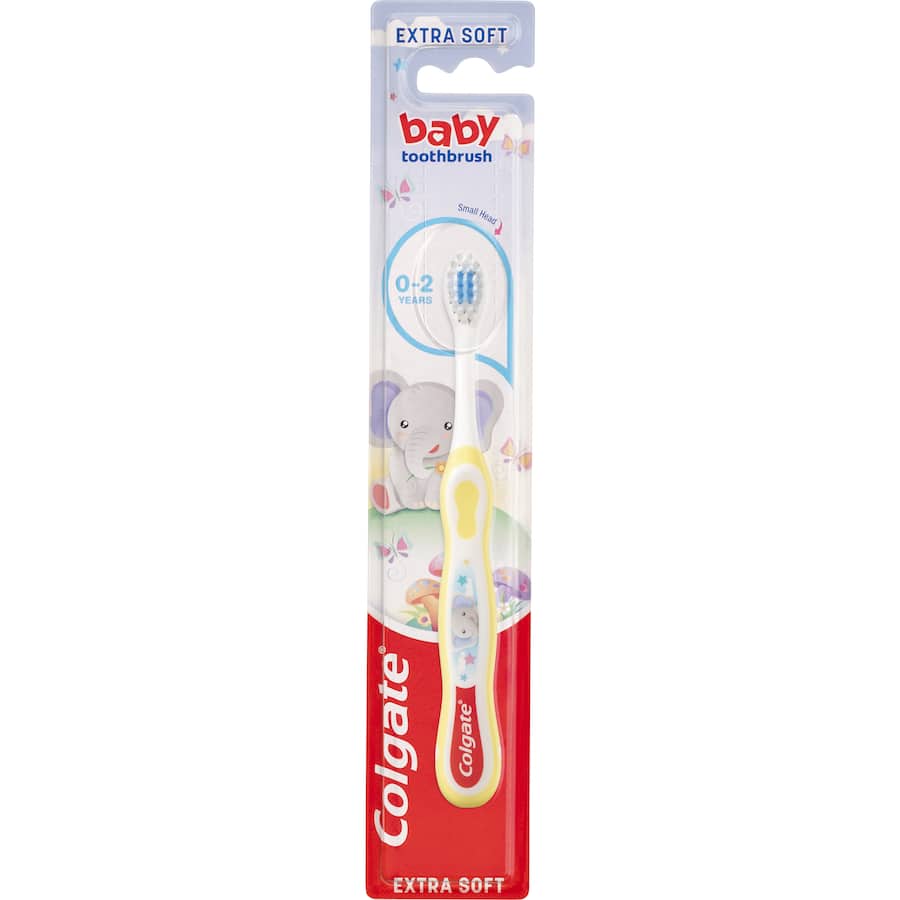 Colgate Kids Baby Toothbrush 0-2 Years Extra Soft Bristles 1pack