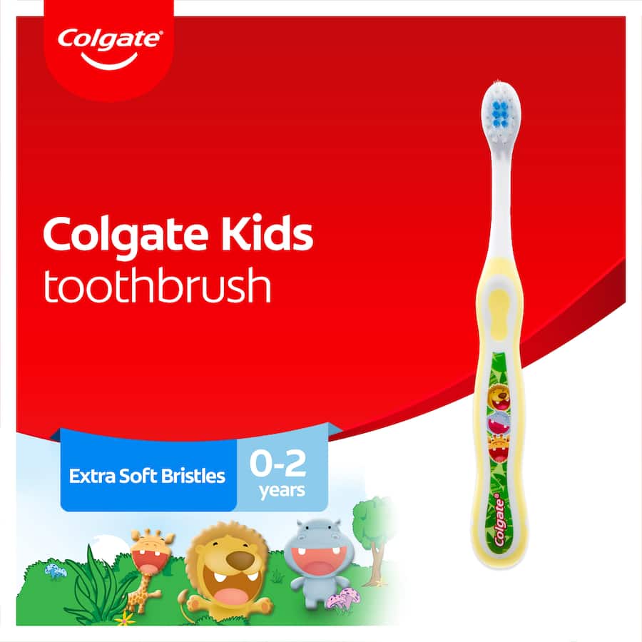 Colgate Kids Baby Toothbrush 0-2 Years Extra Soft Bristles 1pack