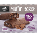 Tasti Muffin Bakes Cake Bars Choc Fudge 6pk 240g