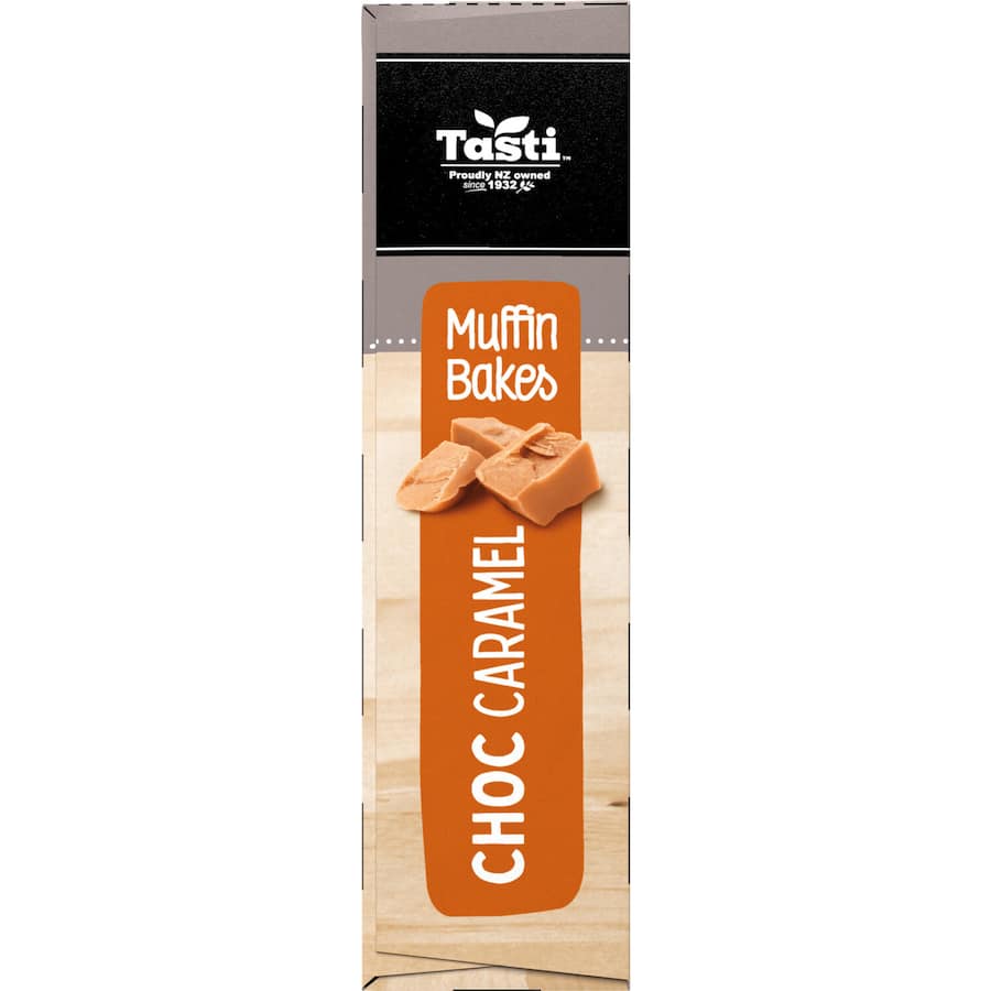 Tasti Muffin Bakes Cake Bars Choc Caramel 6pk 240g