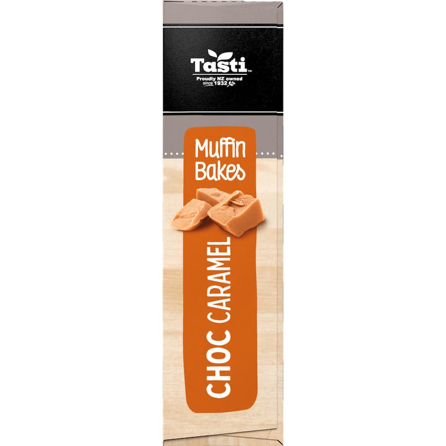 Tasti Muffin Bakes Cake Bars Choc Caramel 6pk 240g