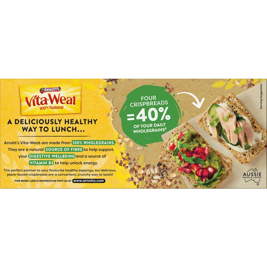 Arnotts Vita Weat Crispbread 9 Grains Box 250g