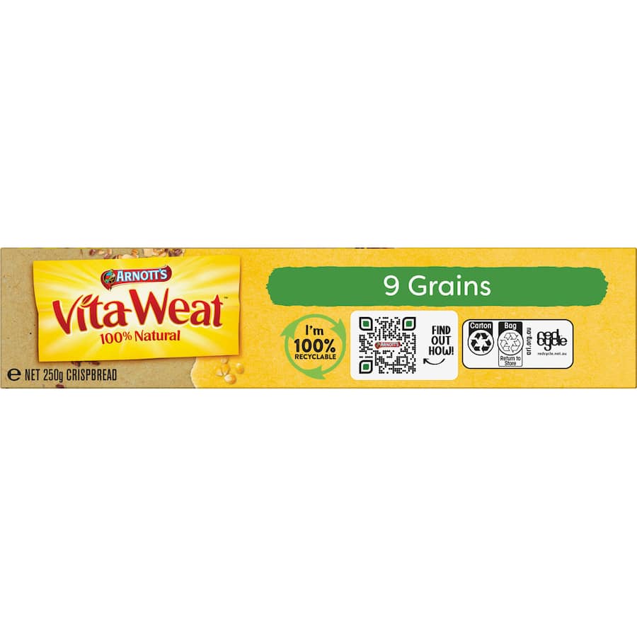 Arnotts Vita Weat Crispbread 9 Grains Box 250g