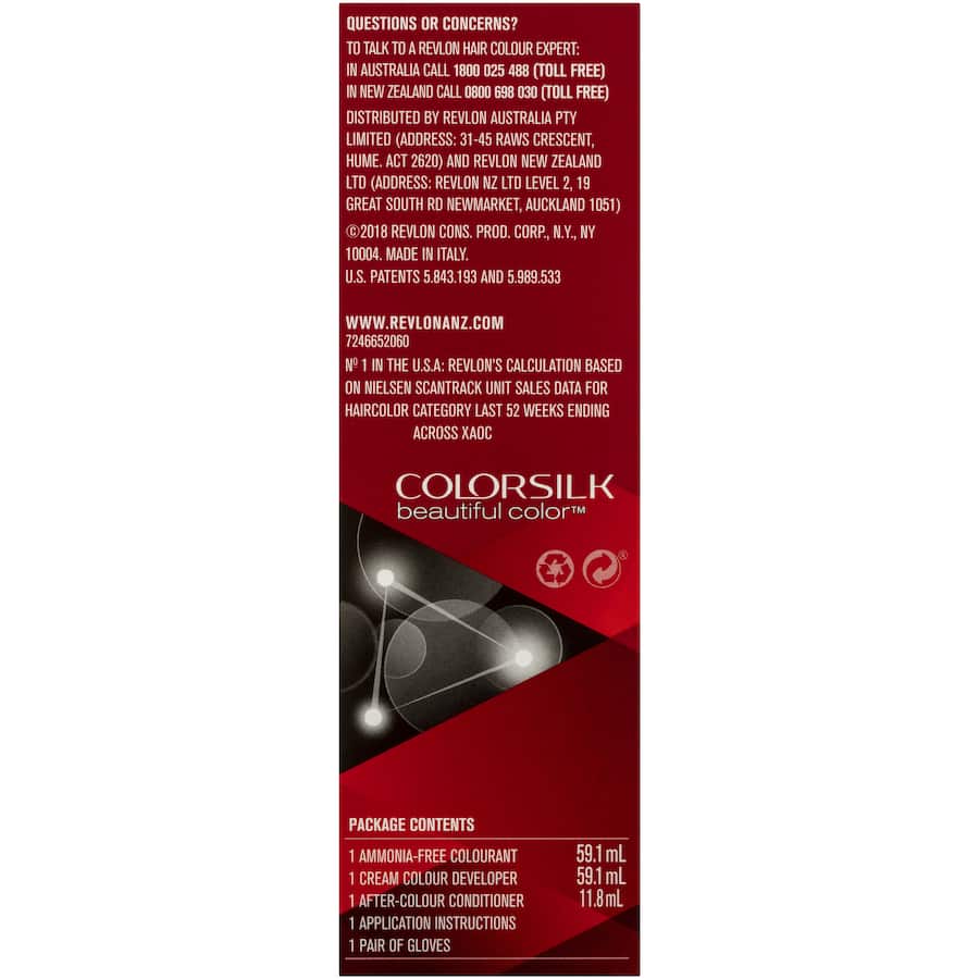 Revlon Colour Silk Hair Colour 60 Dark Ash Blonde 1pack