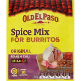 Old El Paso Burrito Seasoning Beans And Chilli Sachet 40g