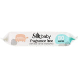 Silk Baby Wipes Plastic Free & Fragrance Free 80pack
