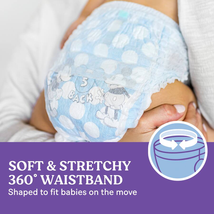 Huggies Ultra Dry Nappy Pants Boys Size 4 (9-14 Kg) Jumbo pack 62pack