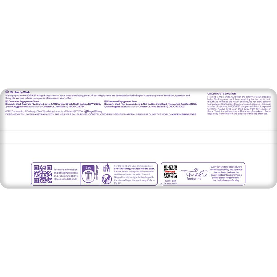 Huggies Ultra Dry Nappy Pants Boys Size 5 (12-17kg) Jumbo pack 54pack