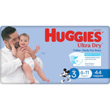 Huggies Ultra Dry Nappies Boys Size 3 (6-11kg) Bulk pack 44pack