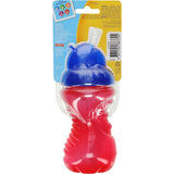 Nuby No Spill Flip It Baby Drink Bottle With Soft Flex Straw 300ml