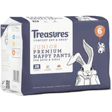 Treasures Dry & Snug Nappy Pants Junior 16kg+ Bulk pack 28pack