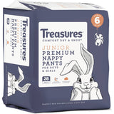 Treasures Dry & Snug Nappy Pants Junior 16kg+ Bulk pack 28pack