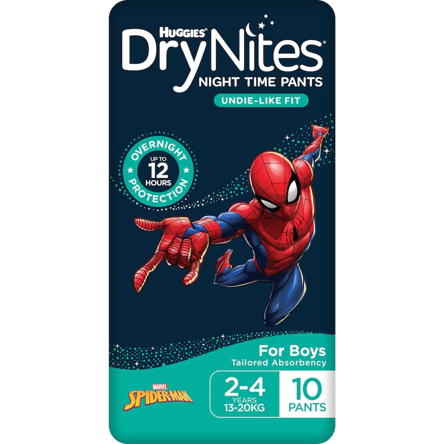 Huggies Drynites Boy 2-4 Years 10pack