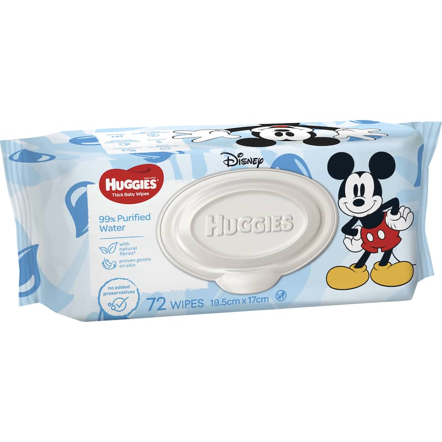 Huggies Baby Wipes 99% Purified Water Refill 72pack