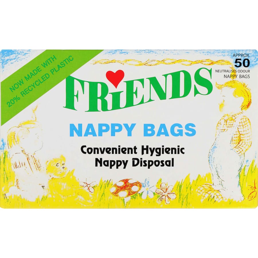 Friends Nappy Bags Odourised Box 50pack