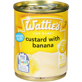 Watties Stage 2 Baby Food Custard With Banana 120g