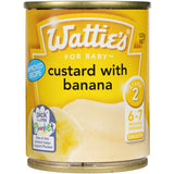 Watties Stage 2 Baby Food Custard With Banana 120g
