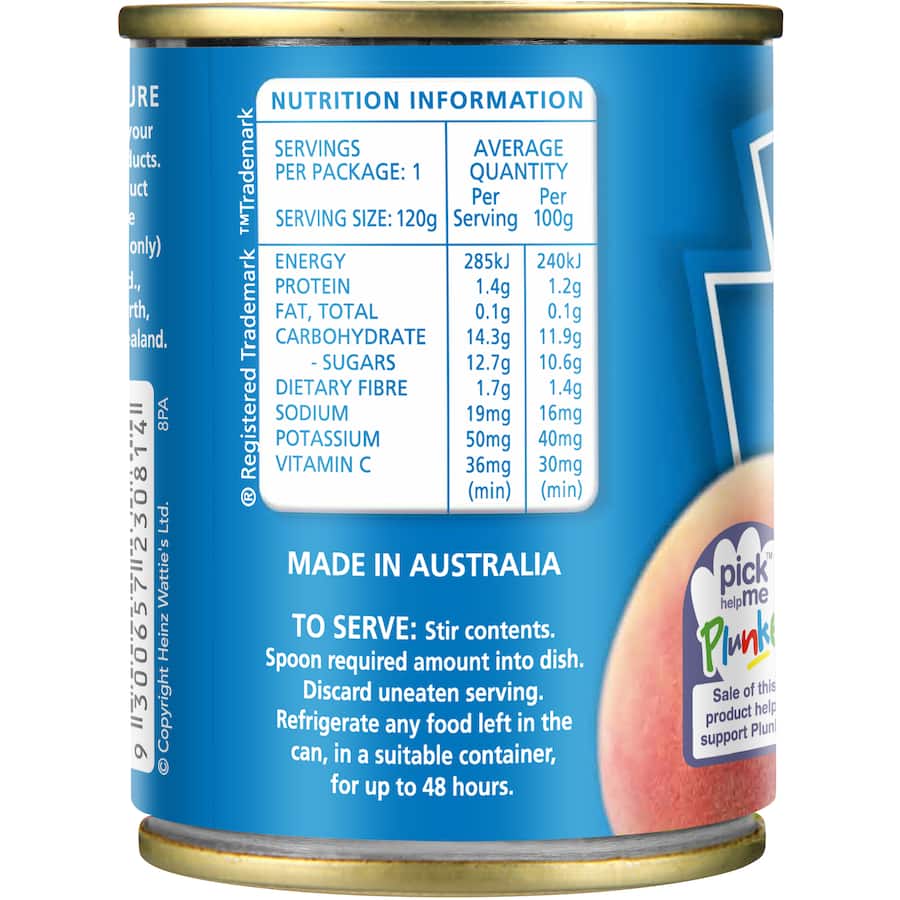 Watties Stage 1 Baby Food Apple & Peach 120g