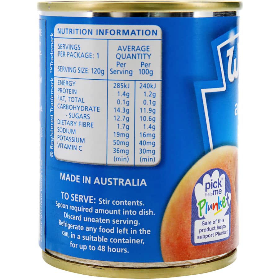 Watties Stage 1 Baby Food Apple & Peach 120g
