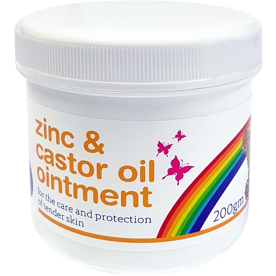 M & C Baby Cream Zinc & Castor Oil 200g