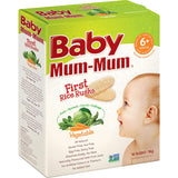 Baby Mum Mum Teething Rusks Rice Vegetable 36g 9pack