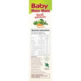 Baby Mum Mum Teething Rusks Rice Vegetable 36g 9pack
