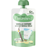 Natureland Baby Food Vanilla Custard Pouch 120g