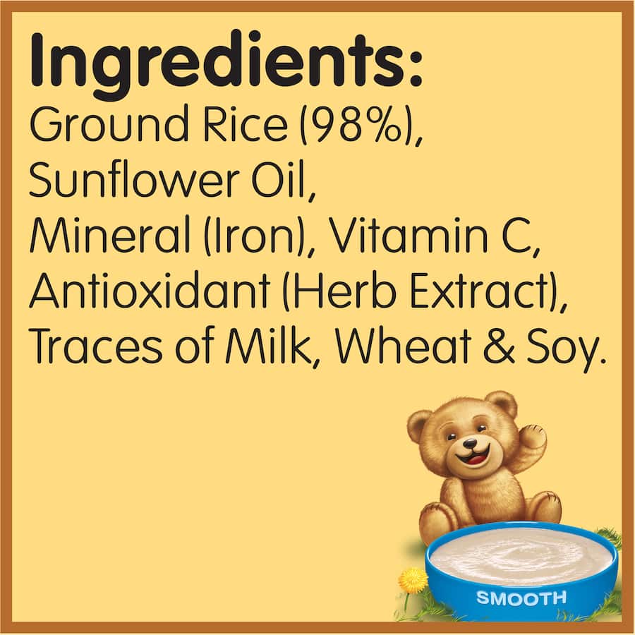 Farex Baby Food Baby Rice Cereal 4+ Months 125g