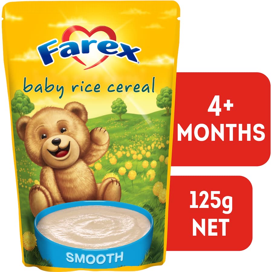 Farex Baby Food Baby Rice Cereal 4+ Months 125g