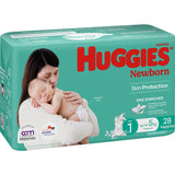 Huggies Newborn Nappies Boys & Girls Size 1 Up To 5kg 28pack