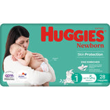 Huggies Newborn Nappies Boys & Girls Size 1 Up To 5kg 28pack