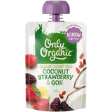 Only Organic Kindy Kids Meal Strawberry Goji Smoothie Pouch 100g