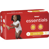 Huggies Essentials Nappies Size 6 (16+kg) Jumbo pack 40pack