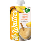 Wattie's Baby Food 8+ Months Mango Vanilla Custard Squeeze pouch 120g