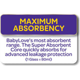 Babylove Sleepynights Bed Wetting Pants 4-7 Years 9pack