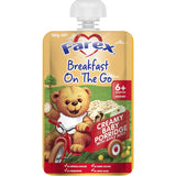 Farex Breakfast On The Go Baby Food Creamy Apple Porridge Squeeze pouch 120g