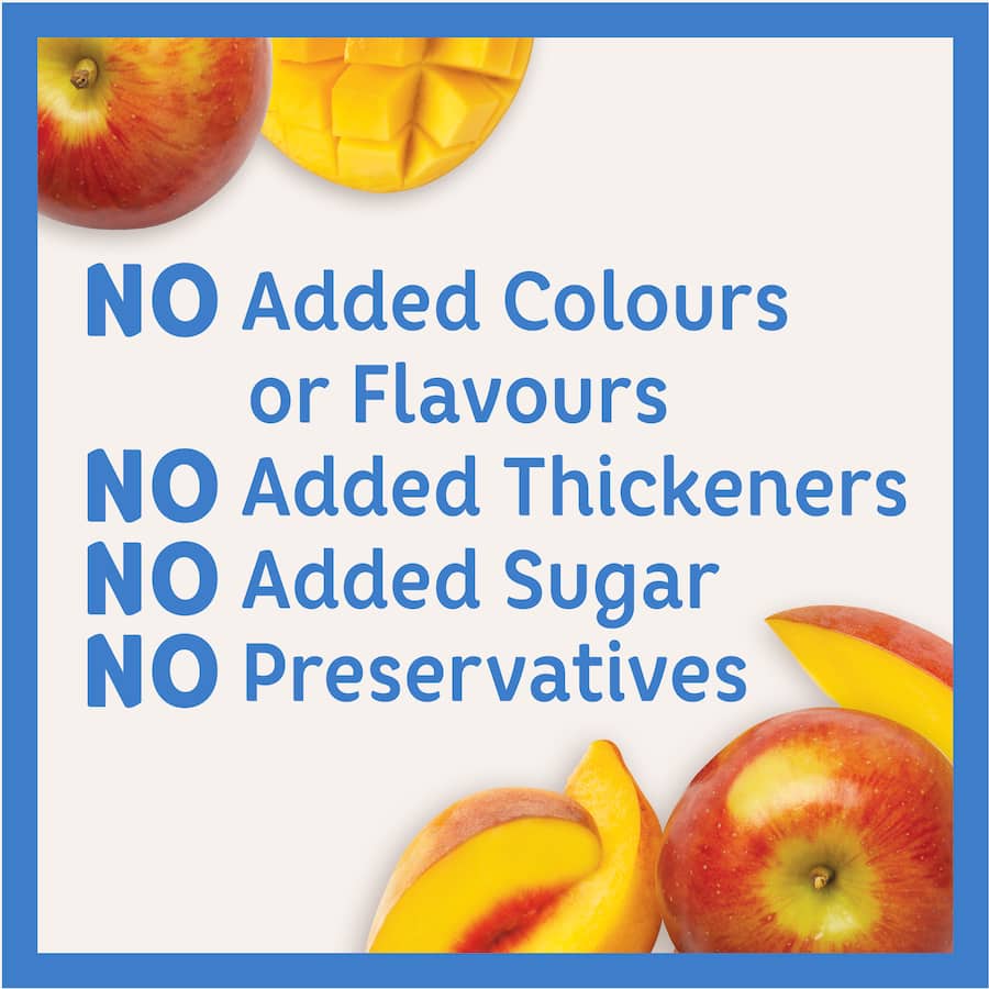 Wattie's Baby Food 4-6+ Months Apple, Peach & Mango Pouch 120g