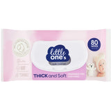 Little Ones Baby Wipes Thick Unscented 80pack